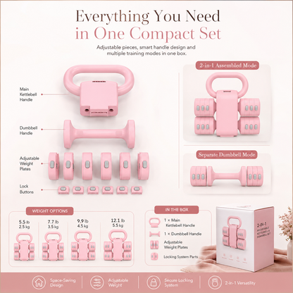 Dumbbell Kettlebell Set