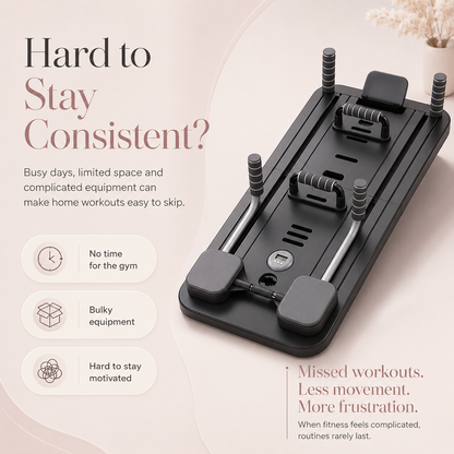 Home Pilates Board Set — Foldable Full-Body Trainer for Women