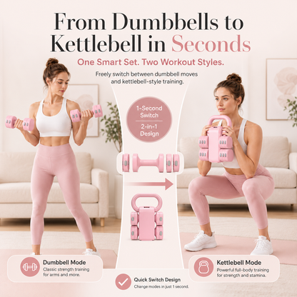 Dumbbell Kettlebell Set