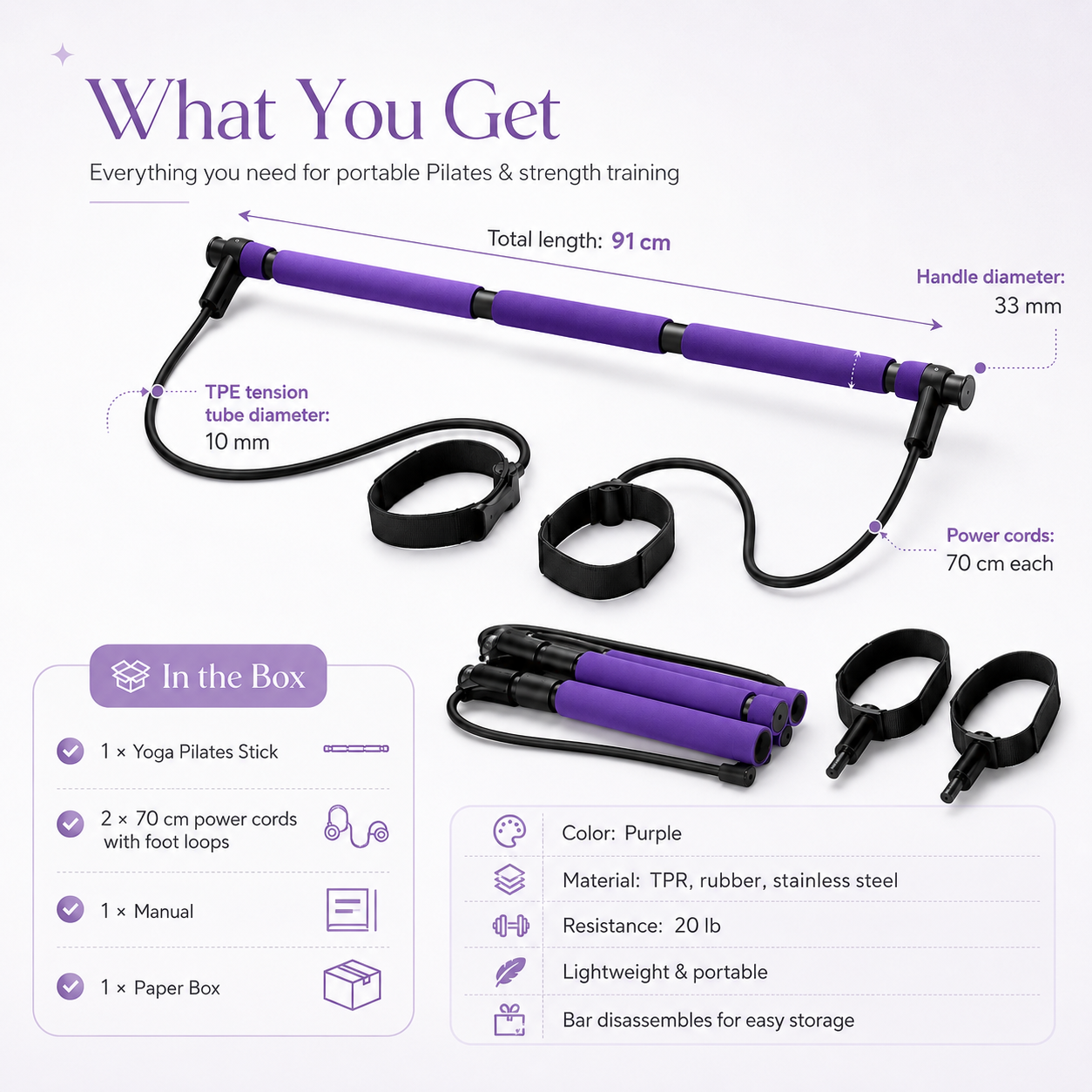Full-Body Pilates Resistance Kit