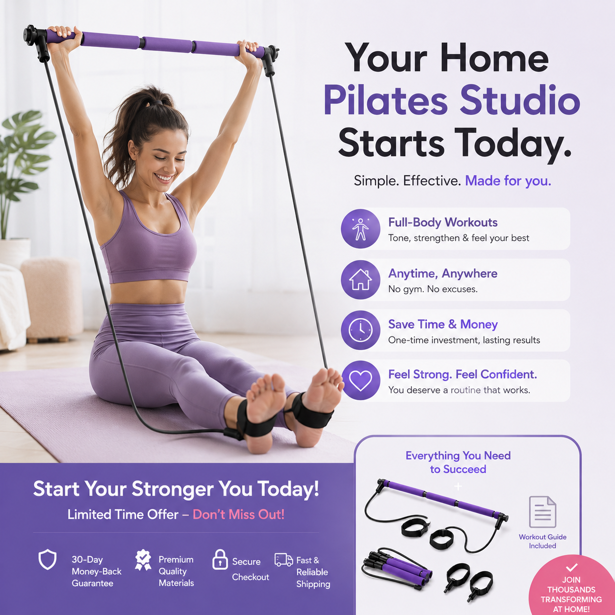 Full-Body Pilates Resistance Kit