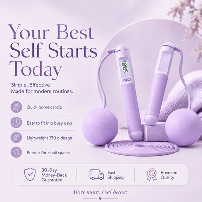 Smart Cardio Jump Rope for Women