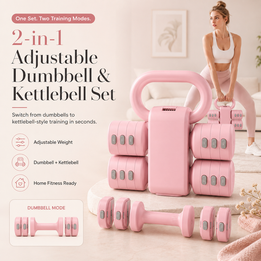 Dumbbell Kettlebell Set